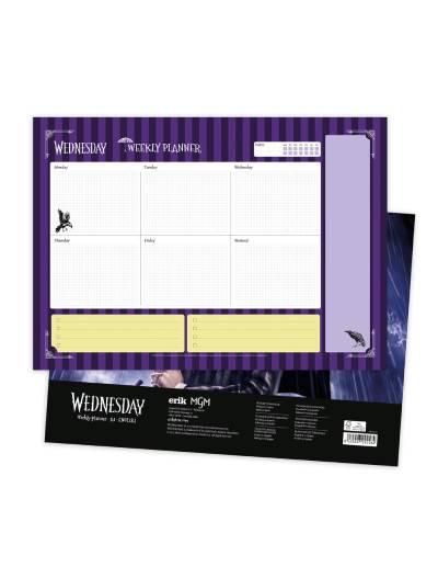 Grupo Erik Editores S. L. Stoni planer A3 Wednesday, Ljubičasti
