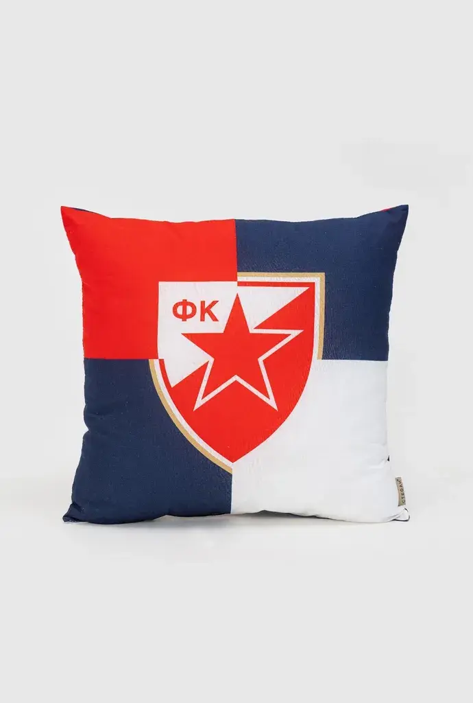 Stefan Ukrasni jastuk Crvena Zvezda, 40x40 cm, Teget-crveni