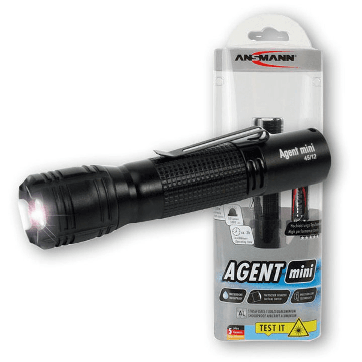 ANSMANN Baterijska lampa Agent MINI, 3000lux