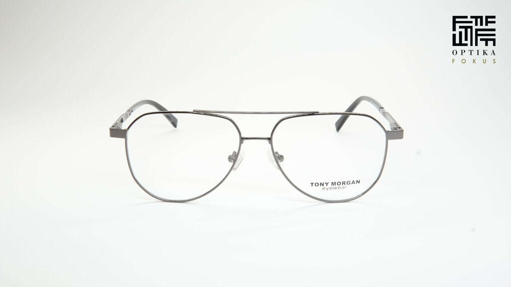 Tony Morgan Okvir za naočare 9227 C1, Muški, Srebrne boje