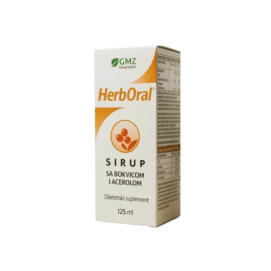 HerbOral Sirup sa bokvicom i acerolom, 125ml