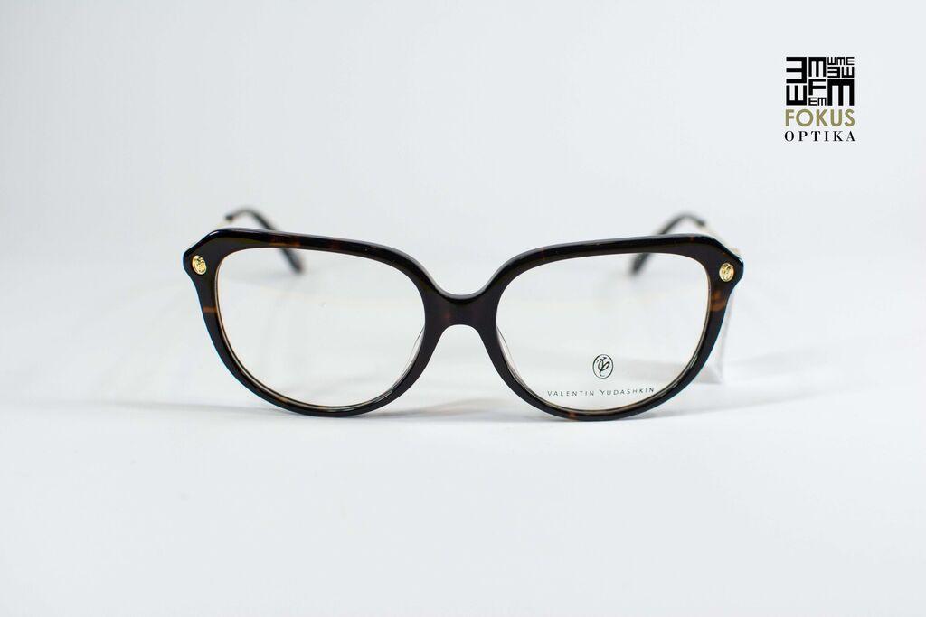 Valentin Yudashkin Okvir za naočare VYF016, Ženski, Crni