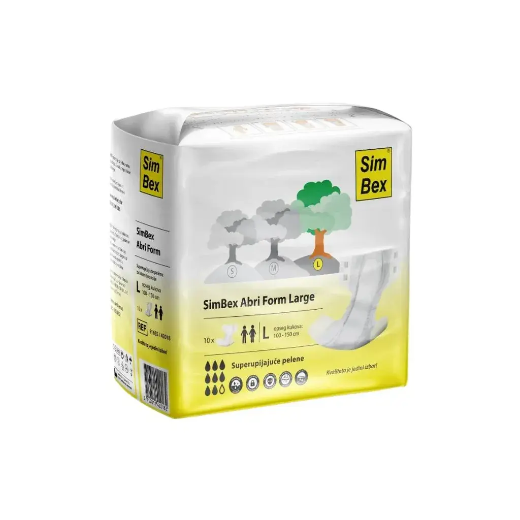 Abena Abri Form Noćne pelene L, 10 komada