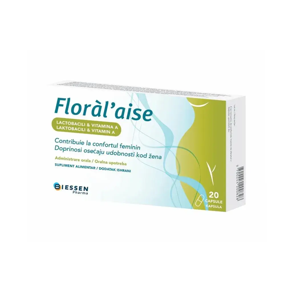 Biessen Pharma Floralaise Vaginalni probiotik, 20 kapsula