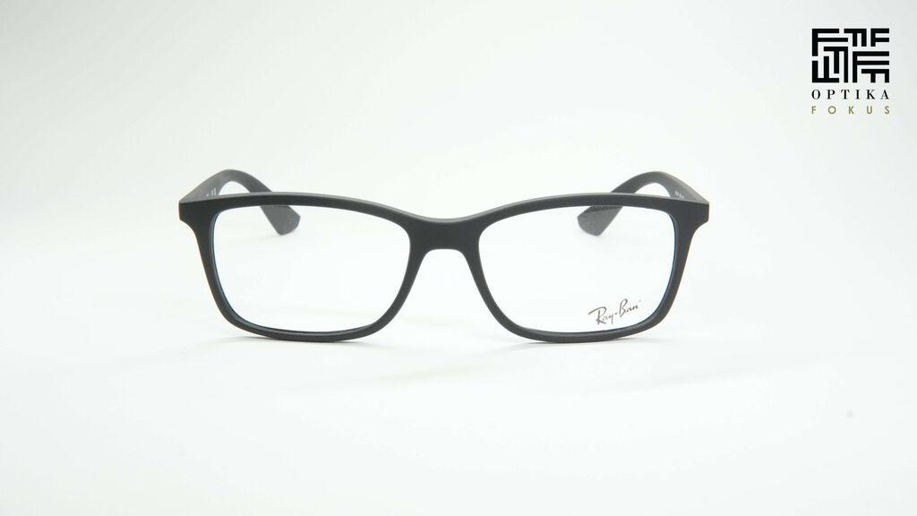 Ray Ban Okvir za naočare RB7047 5196, Muški, Crni