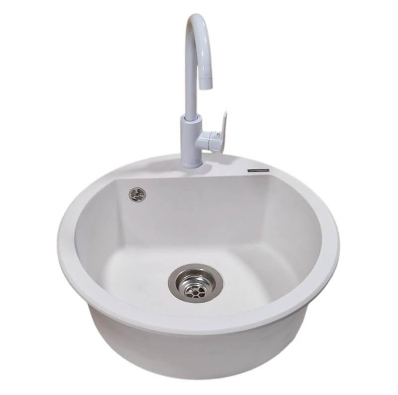 SanDonna Sudopera sa slavinom i sifonom Lena, Swan Bela slavina, Bela