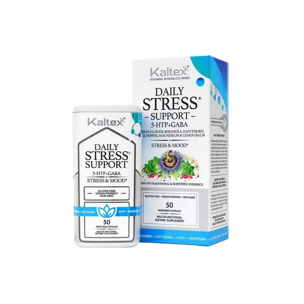 Kaltex Kapsule protiv stresa i napetosti, 5-HTP+GABA, 50 komada