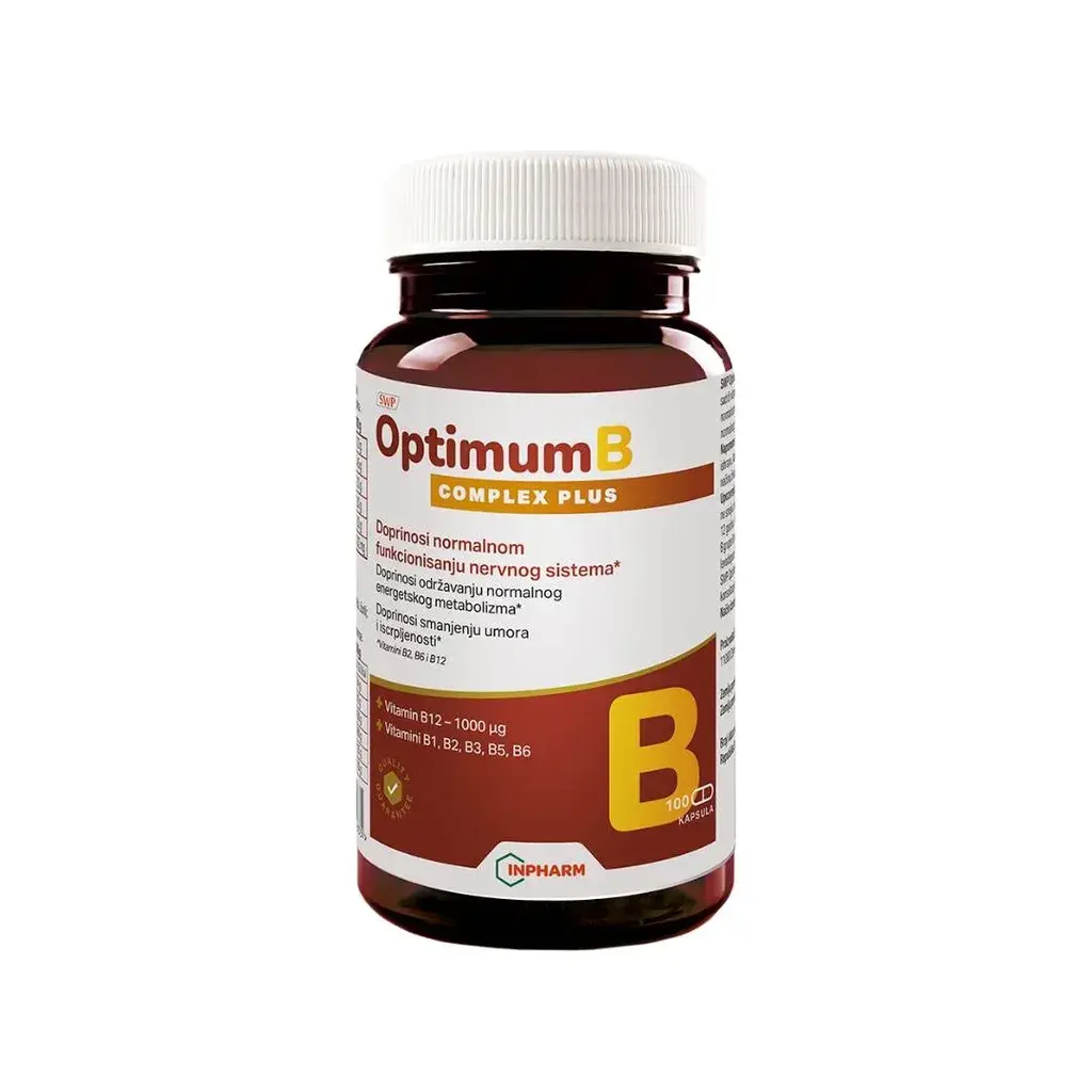 Inpharm Optimum B Complex Plus, 100 kapsula