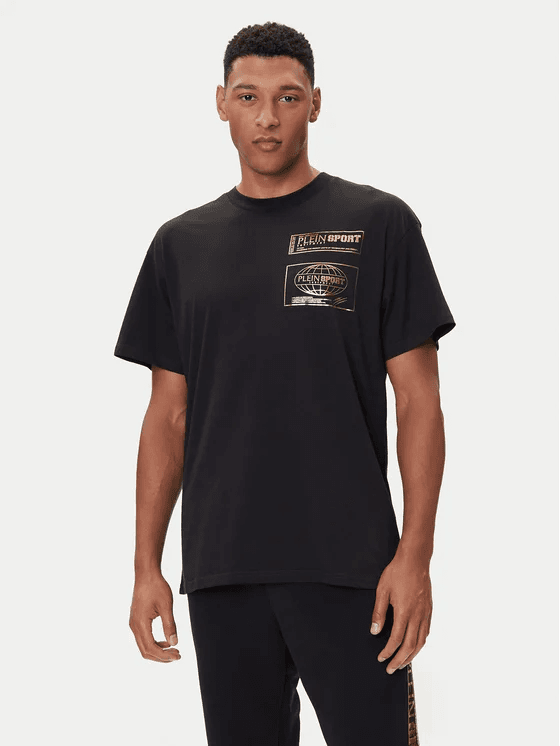 Plein Sport Muška majica 0176131, Okrugli izrez, Crna