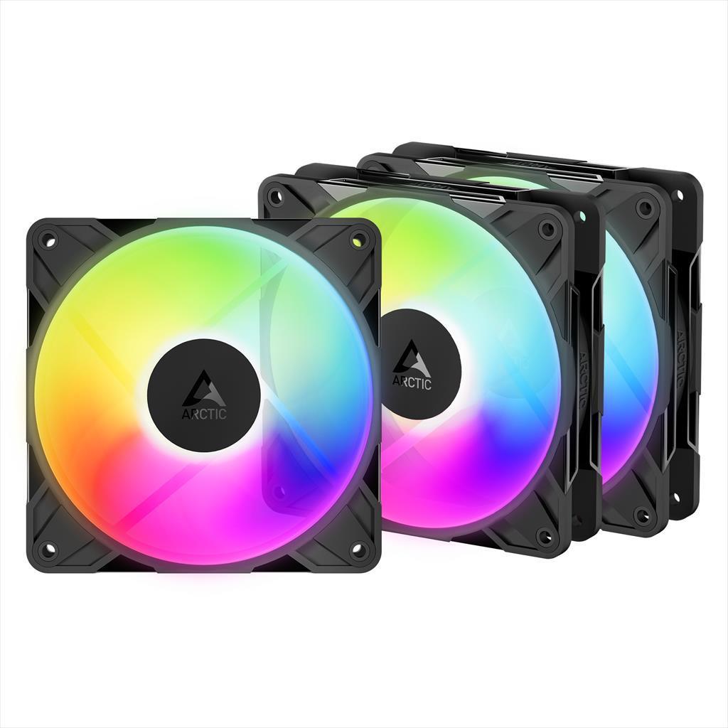ARCTIC hladnjak za kućište P12 Pro A-RGB Reverse 3x120mm 600-3000 RPM PWM crni ACFAN00333A