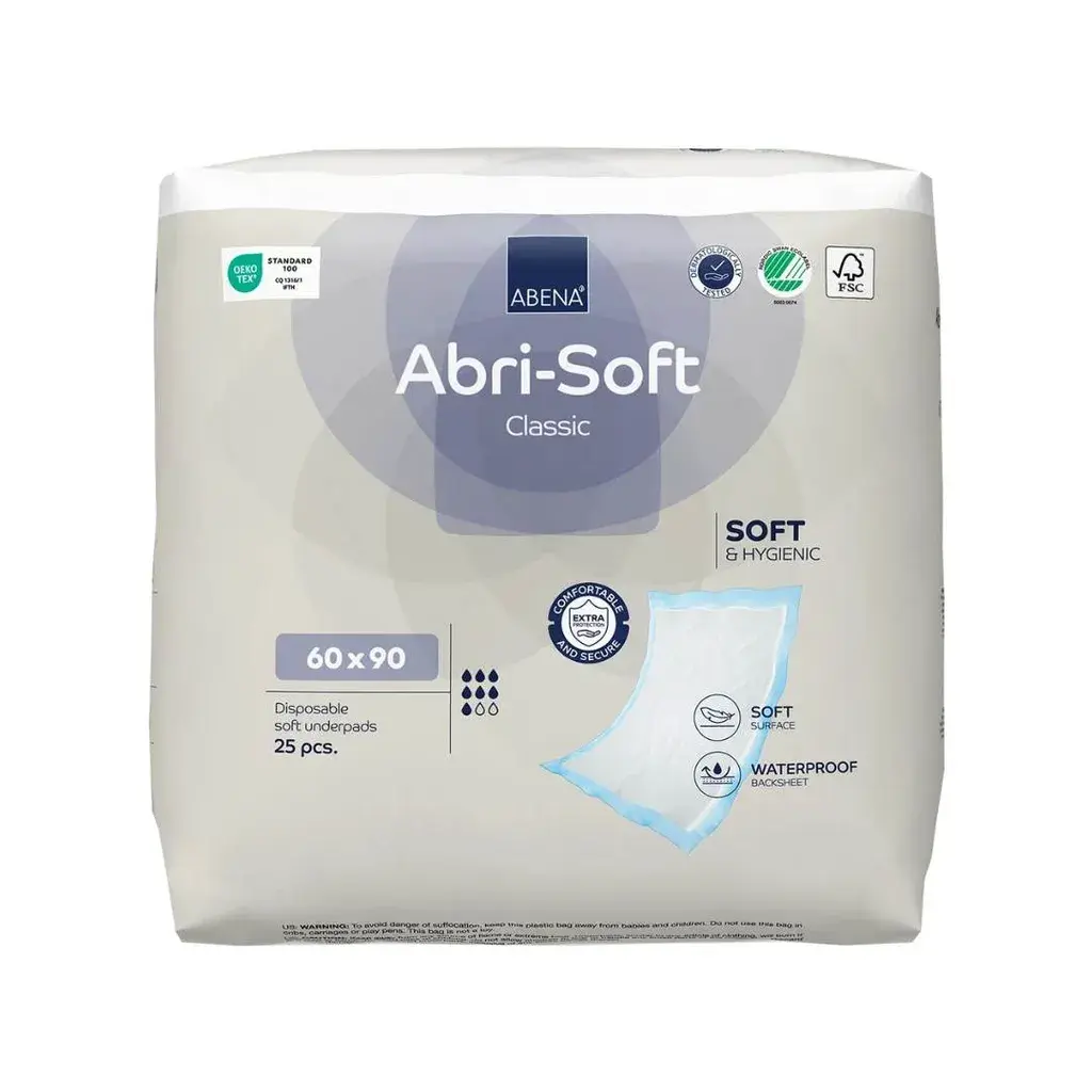 Abena Abri Podmetač za krevet Classic Soft, 60x90cm, 25 komada