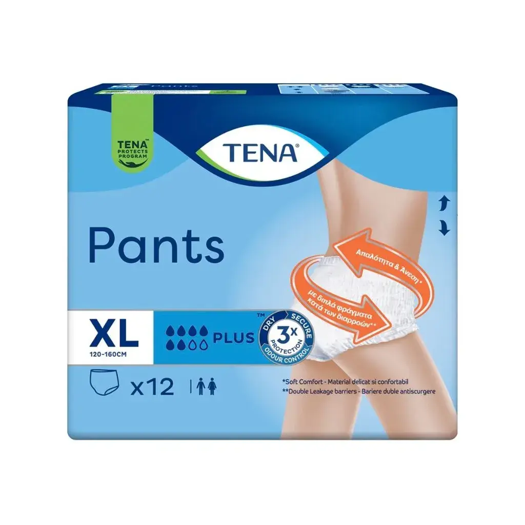 Tena Gaćice za inkontinenciju Plus XL, 12 komada
