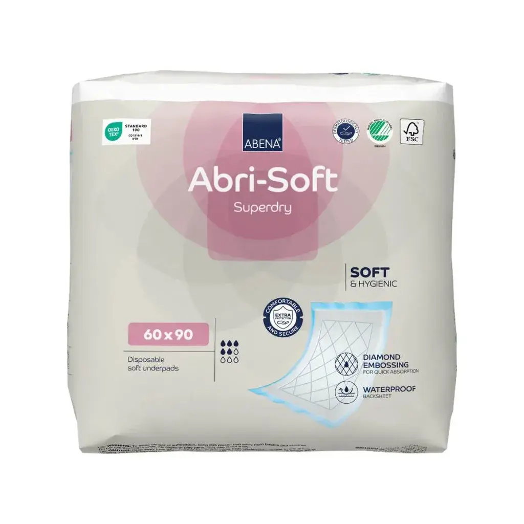 Abena Abri Podmetač za krevet Superdry Soft, 60x90cm, 25 komada