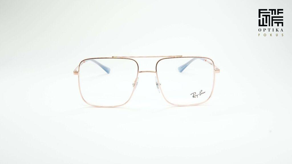 Ray Ban Okvir za naočare RB3758V 3094, Ženski, Rose gold
