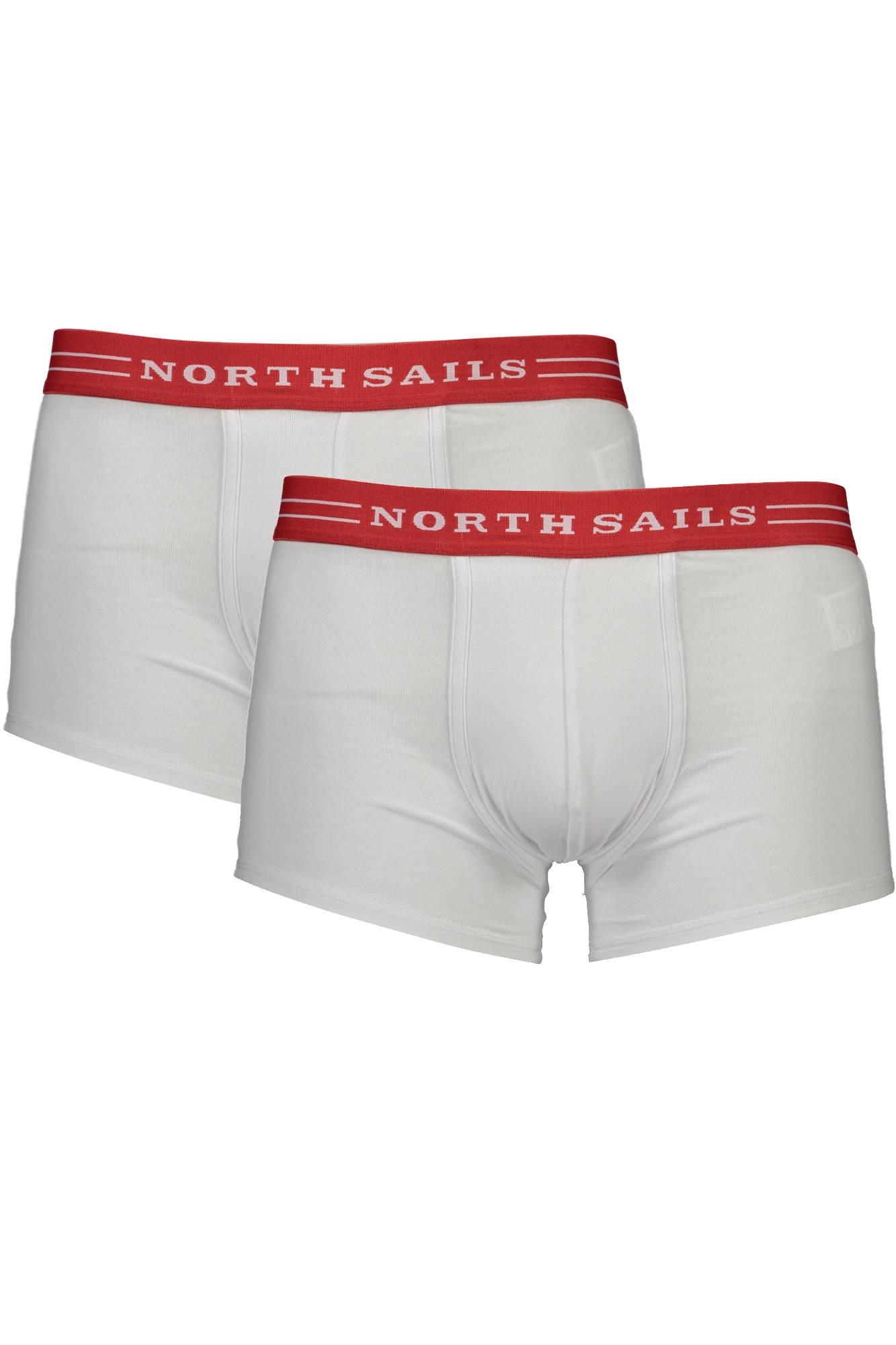 NORTH SAILS Muški donji veš set 2 para NS01UTR03_BIANCO_WHITE, Beli