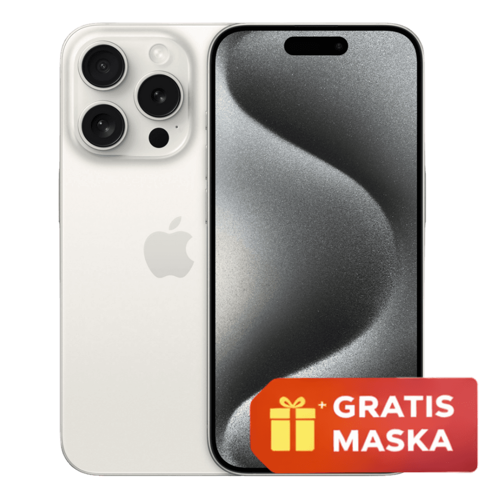 Apple Refabrikovani mobilni telefon iPhone 15 Pro, 8/128GB, Beli