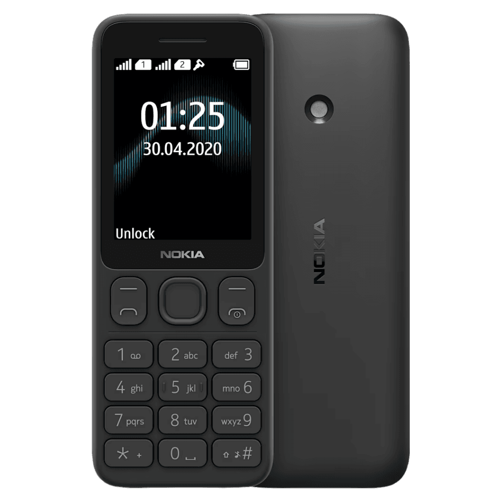 Nokia Mobilni telefon 125, Crni