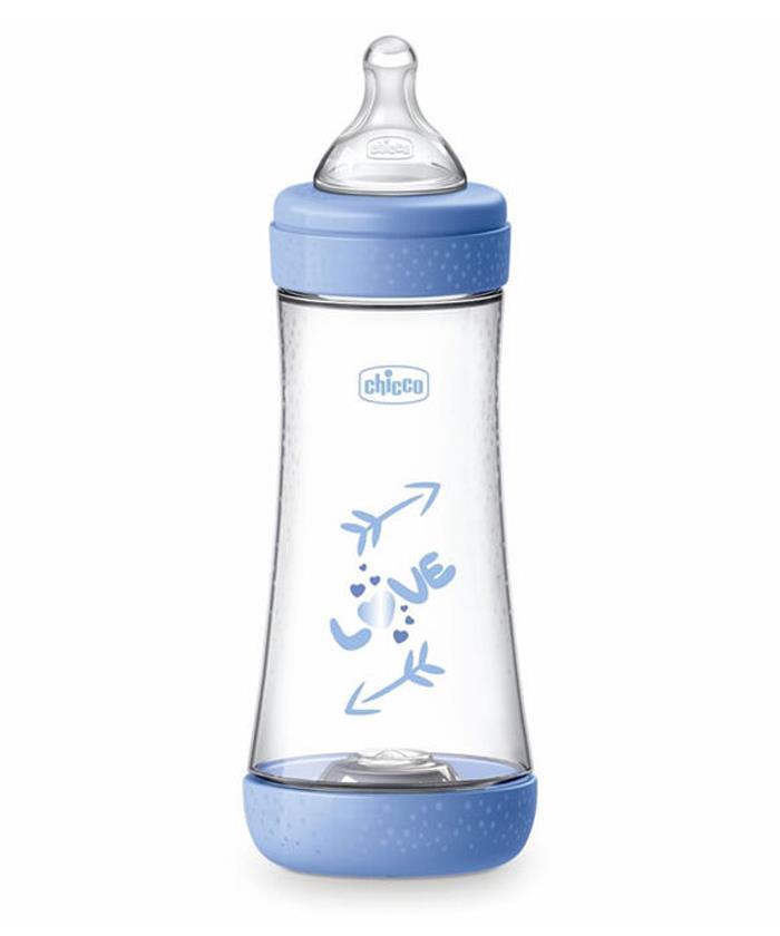 Chicco Plastična flašica za bebe sa silikonskom cuclom P5, 300ml