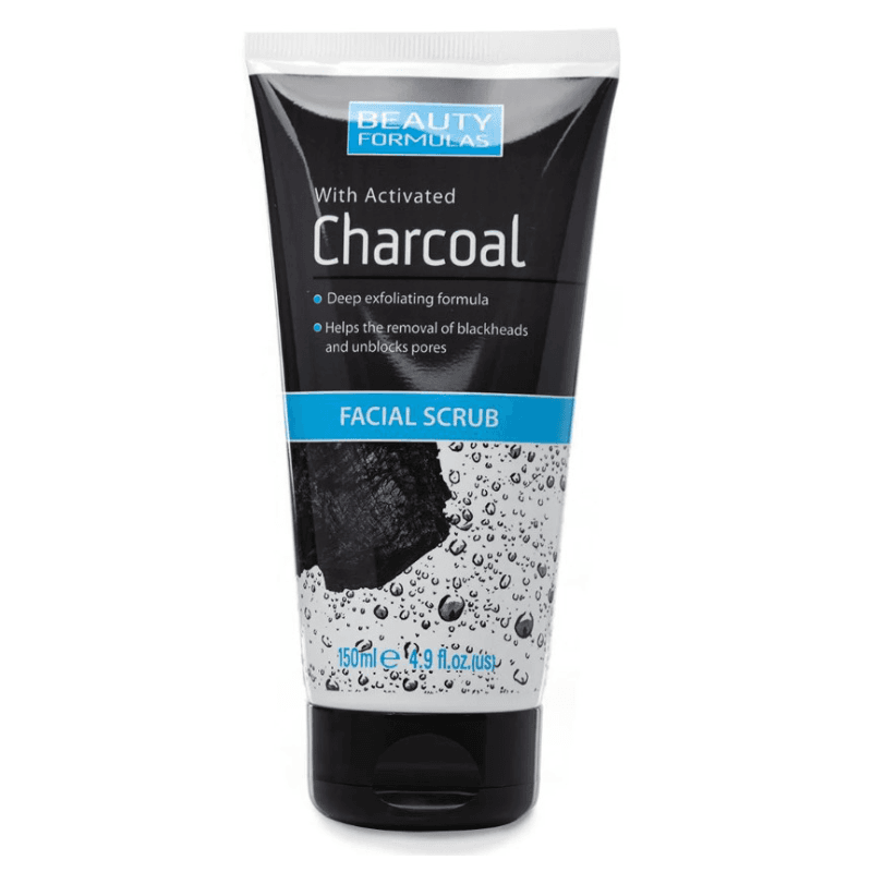 Beauty Formulas Charcoal Piling za lice, 150 ml