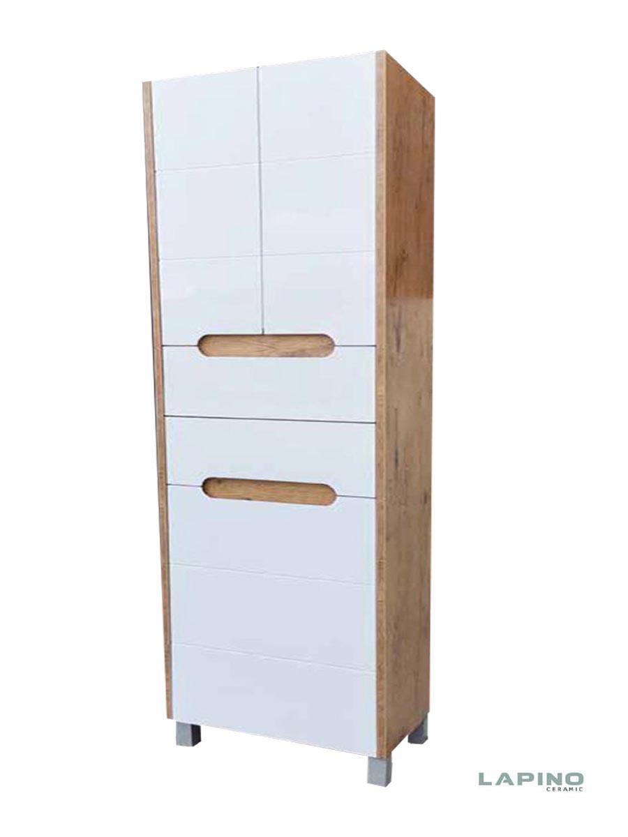 Lapino Ormar za kupatilo sa korpom za veš, Hana 190x50cm