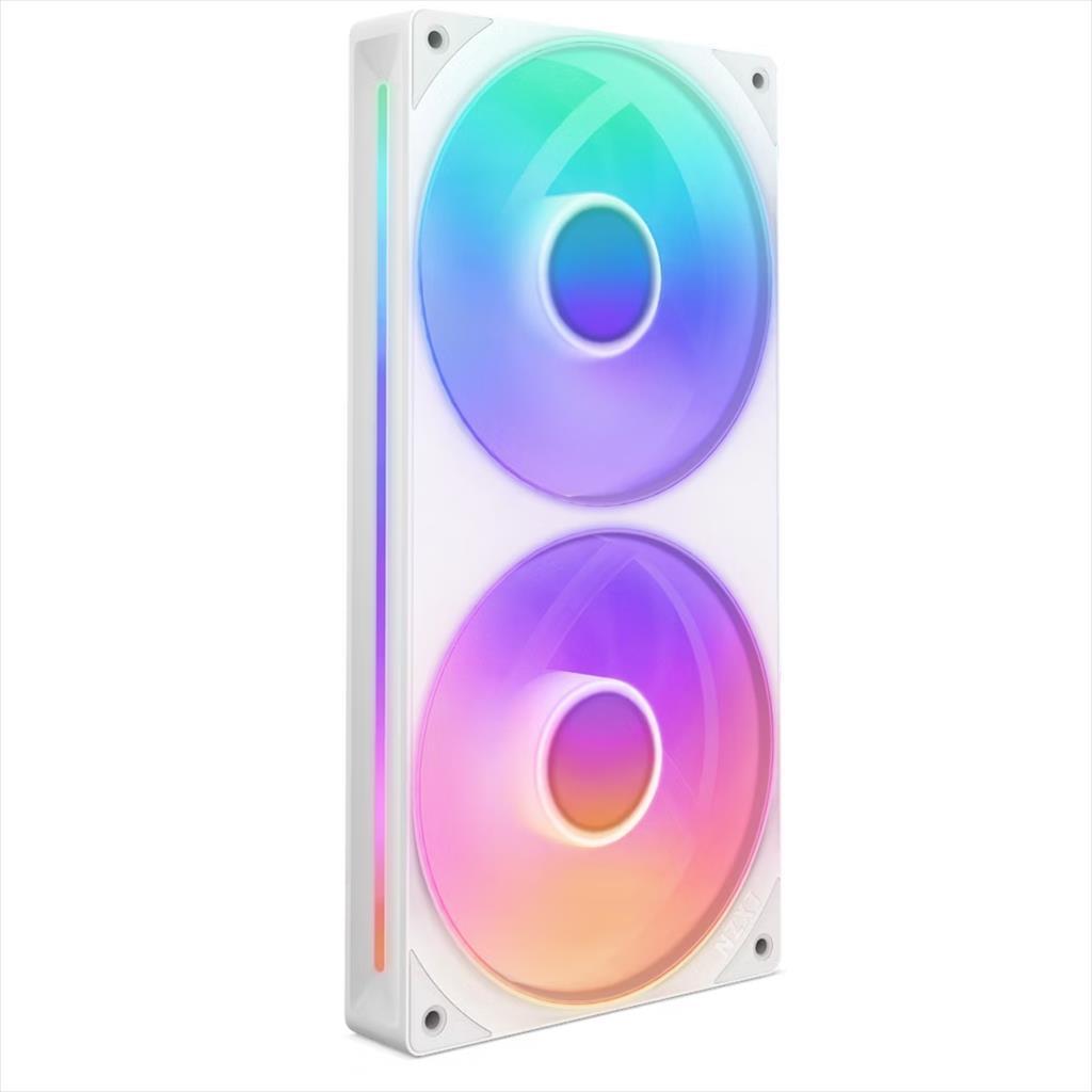 NZXT hladnjak 240 mm F240 јednostruki okvir RGB јezgro belo PWM, 2.400 obrtaјa u minuti, RF-U24Hf-W1