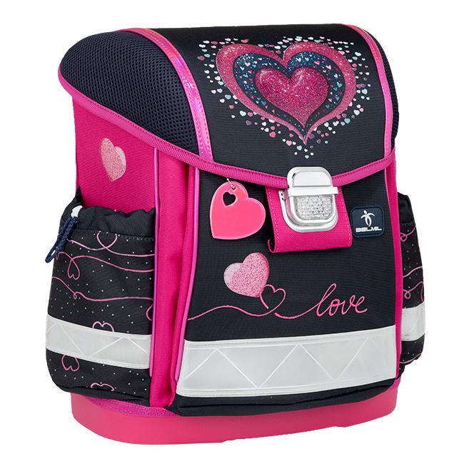 Belmil Školski ranac za devojčice 403-13, Teget-roze
