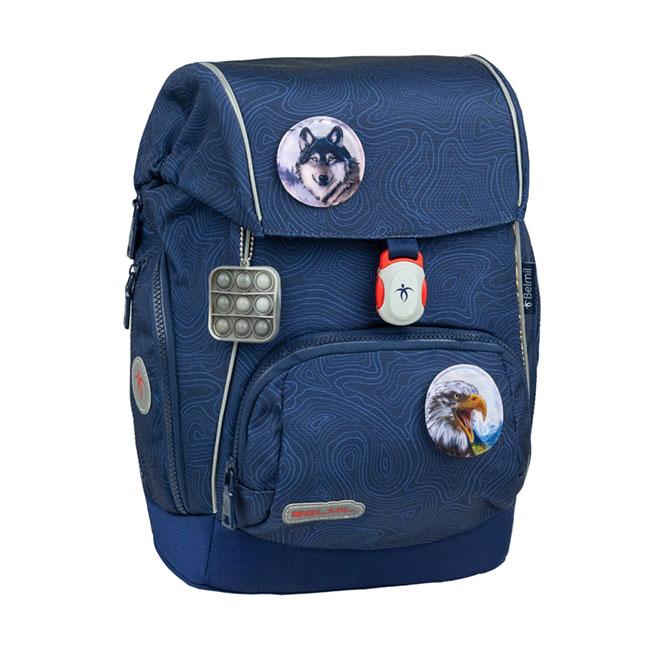 Belmil Školski ranac za dečake Topographic 405-73/P, Plavi