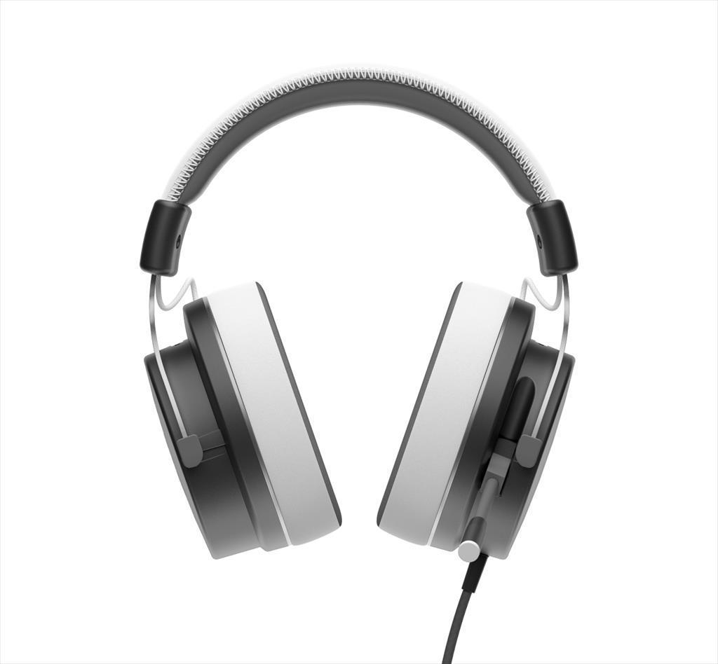 Dark Proјect slušalice ožičene, Veko slušalice za igre sa mikrofonom, 50 mm neodimiјumski draјver, 1Ks3,5 mm, siva