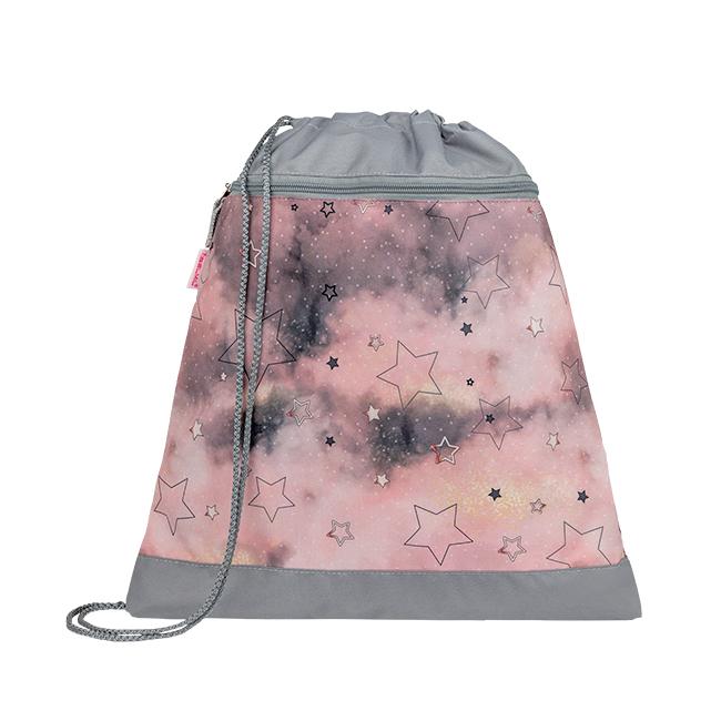 Belmil Sportka torba za devojčice Rose ballet 336-91, Sivo-roze