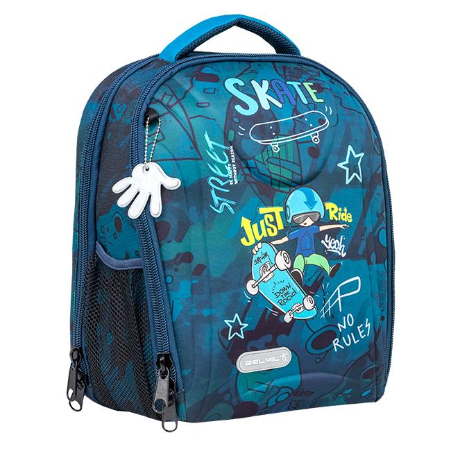 Belmil Školski ranac za dečake Skate 338-82, Plavi