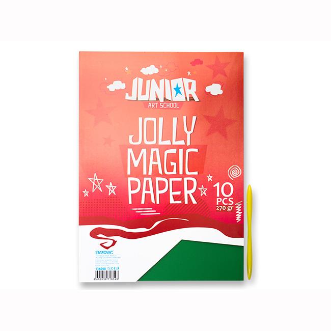 Junior Magični papir Jolly 136090, Metalic, 10 komada