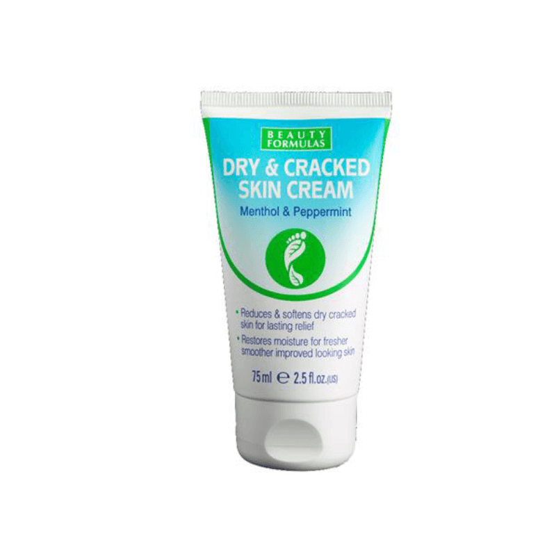 Beauty Formulas Dry&Cracked Skin Krema za stopala, 75 ml