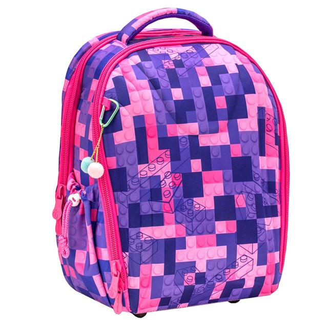 Belmil Školski ranac za devojčice Build it pink 338-82, Šareni
