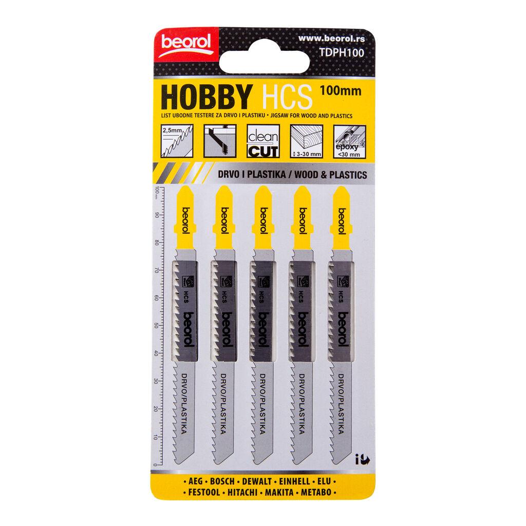 Beorol ubodna testera za drvo i plastiku hobi 100mm 5/1