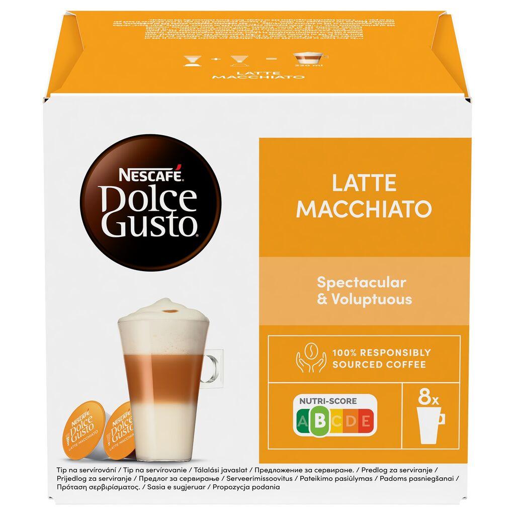 Nescafe Kapsule za kafu Dolce Gusto Latte Macchiato, 183.2g, 16 kapsula