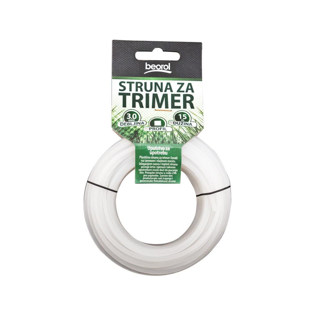 Beorol kvadratna trimer liniјa, 3,0 mm x 15 m, bela