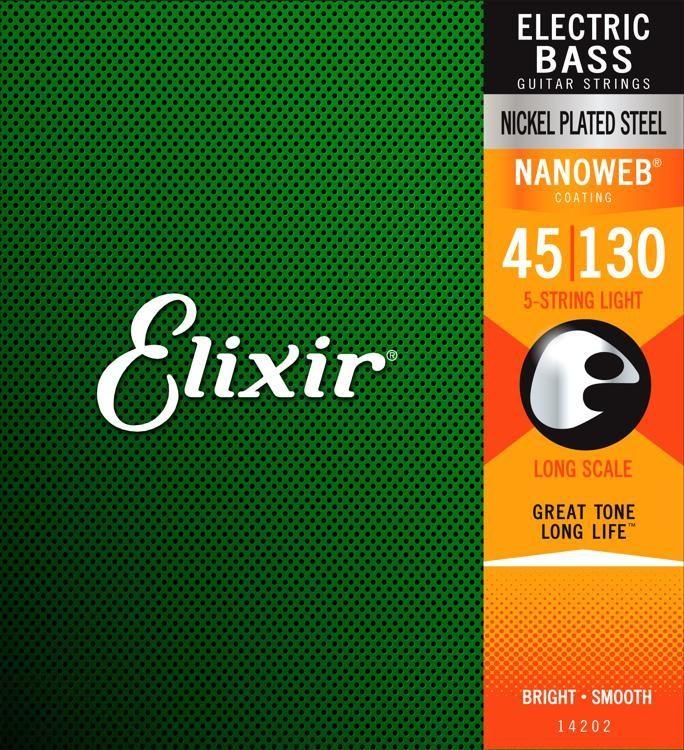 Elixir Žice za petožičanu bas gitaru 14202 Light, 045-130