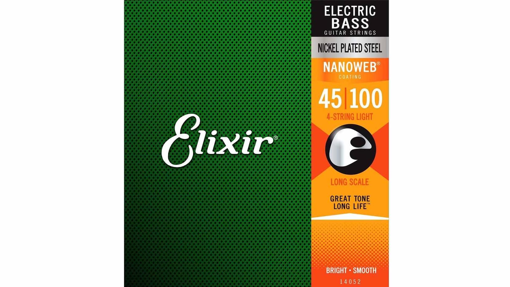 Elixir Žice za bas gitaru 14052 Light, 045-100, Nikl