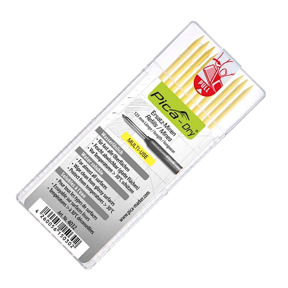 Pica Set Mina za olovku Pica-Dry, 10 komada, Žute