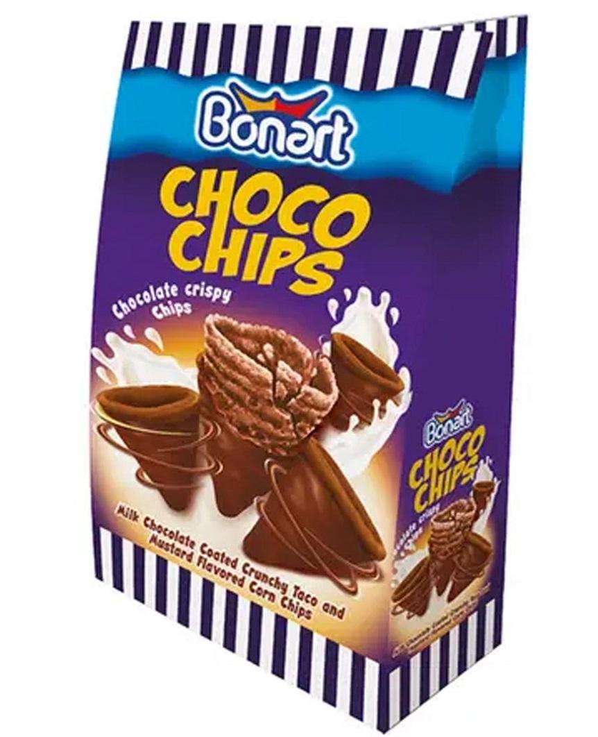 Bonart Čips preliven čokoladom, 100g