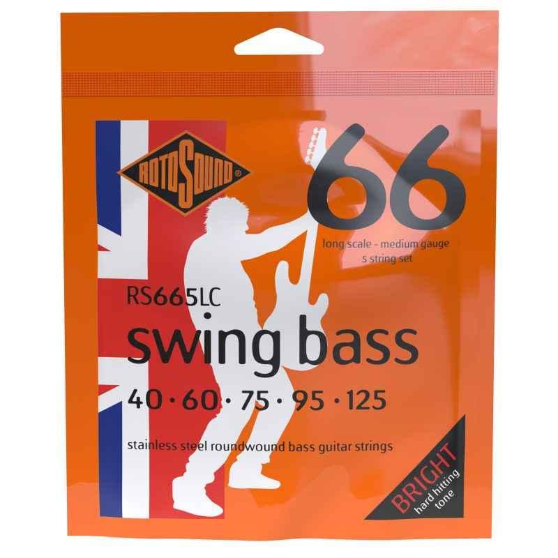 Rotosound Žice za petožičanu bas gitaru RS665LC Swing Bass 66, 040-125