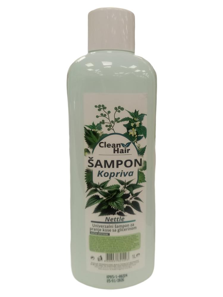 Clean Hair Šampon za kosu Kopriva, 1l
