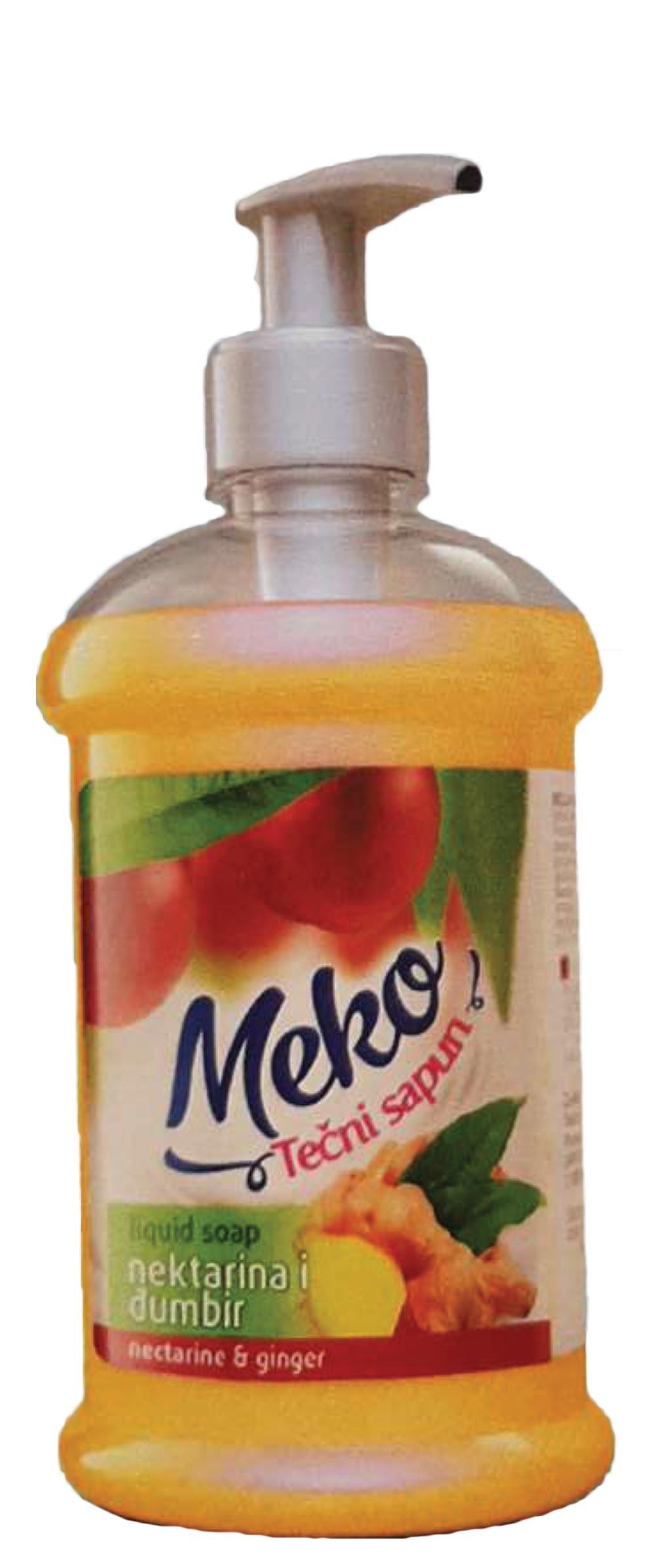 Meko Tečni sapun, Nektarina i Đumbir, 500ml