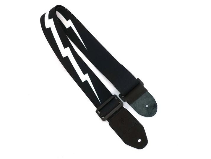Wakertone Kaiš za gitaru GS2 Guitar Strap Flash Black White