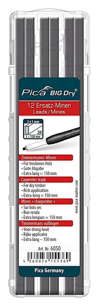Pica Set Mina za olovku Carpenter BIG Dry, 12 komada