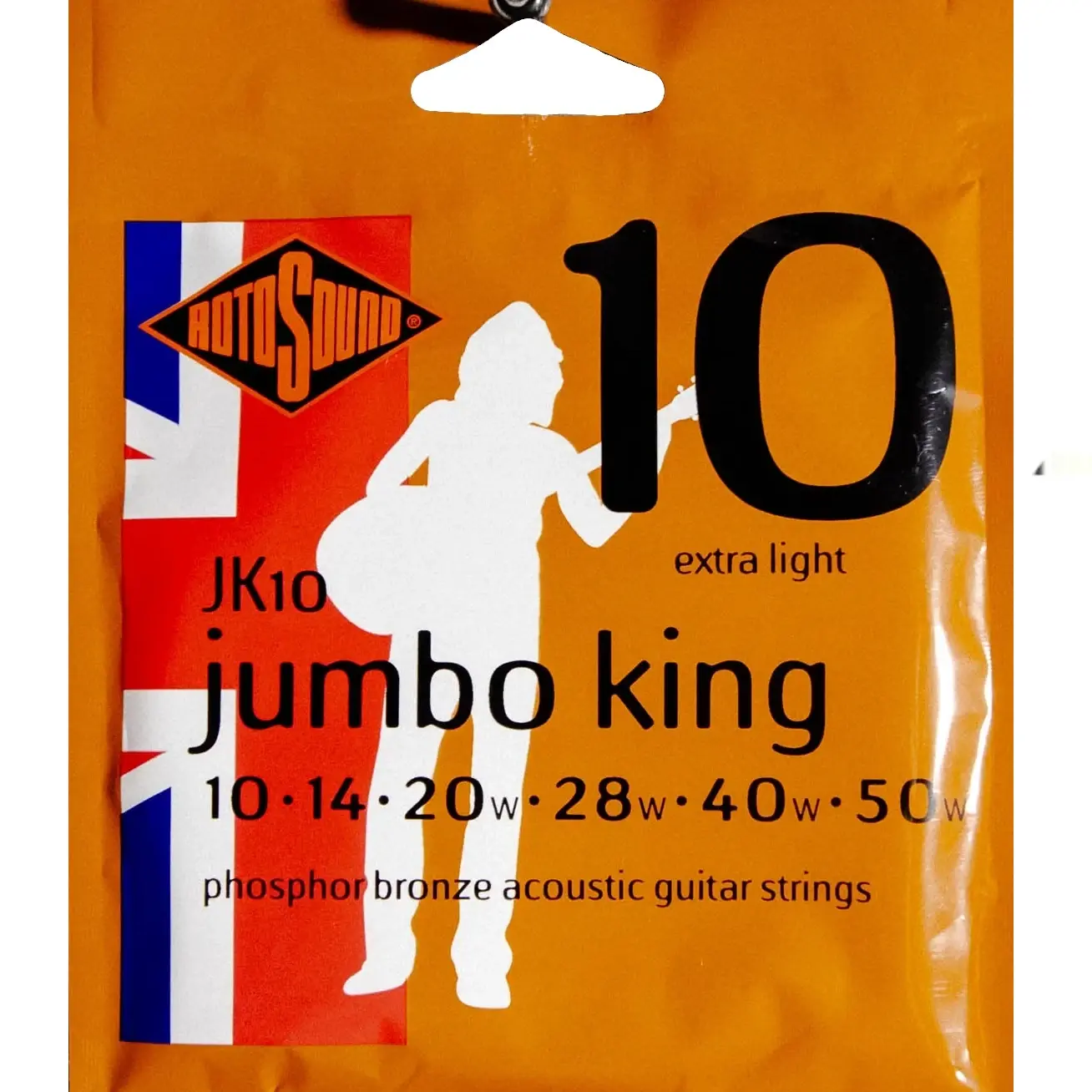 Rotosound Žice za akustičnu gitaru JK10 Jumbo King, .010-.050