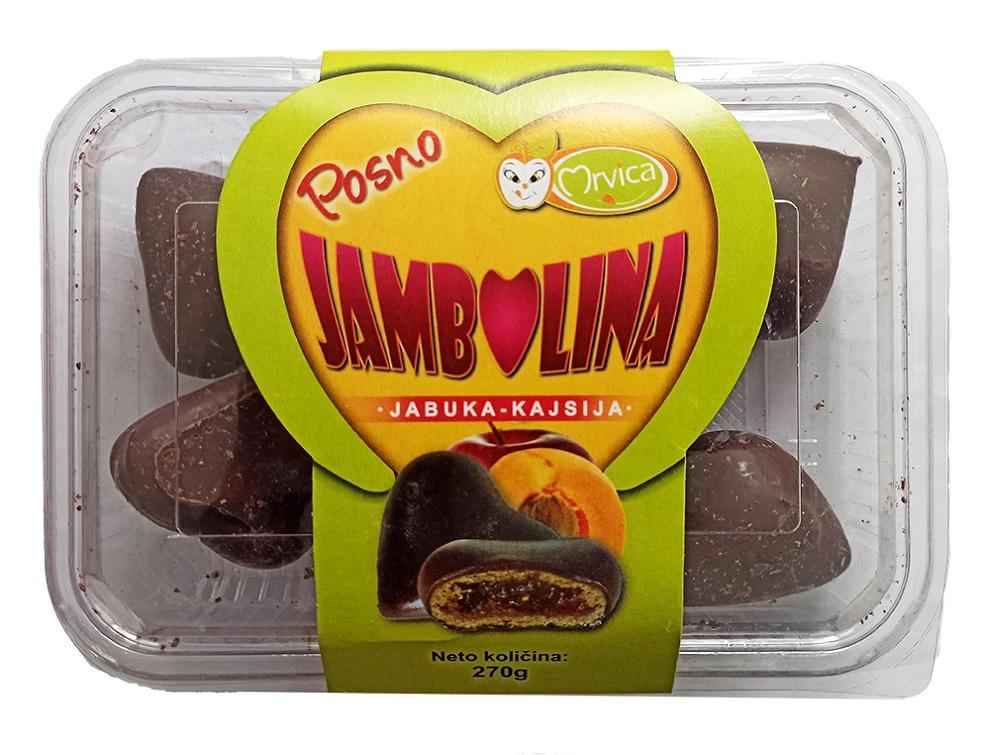 Mrvica Medeno srce Jambolina, Jabuka i kajsija, 270g