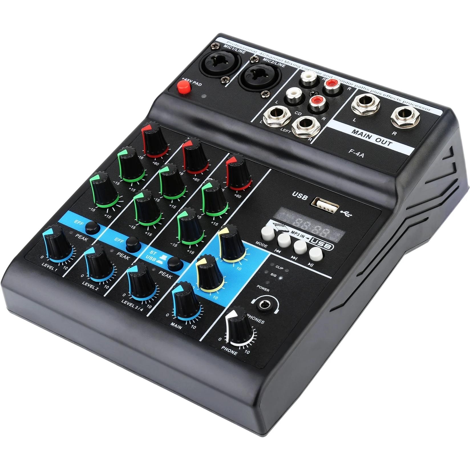 FZone Pasivna audio mikseta F-4A, 4 kanala