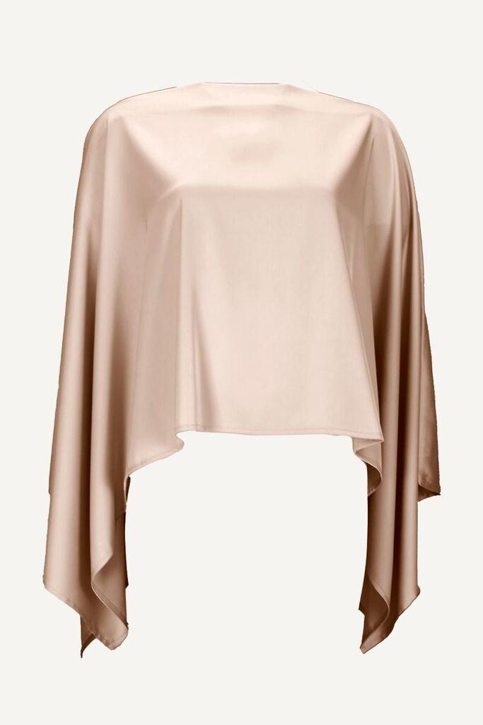 Ženska leptir bluza Arielle, Krem