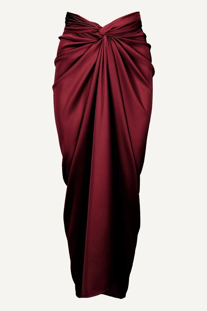 Ženska suknja Amaris, Bordo